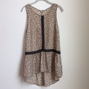 Anthropologie Stitch Stitch High Low Blouse Size M